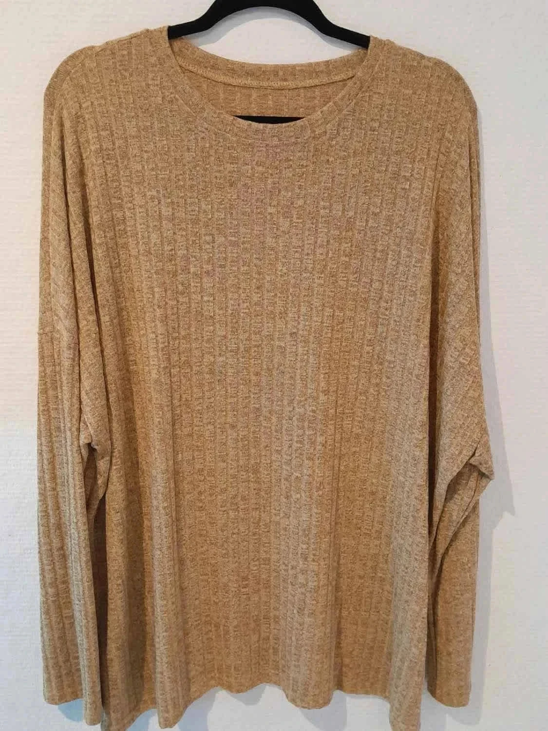 Blusa, noites frescas, verão, Cor Mostarda, Tamanho 4XL – photo 2